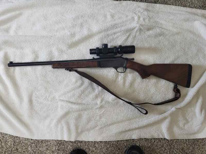 Henry HO-15 Break Action .357 cal with scope NEW