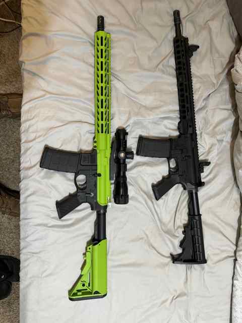 Two ar15 .556 brand new rifles