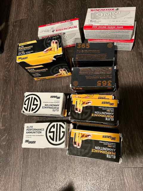 1400 9mm rounds sig&amp;winchester