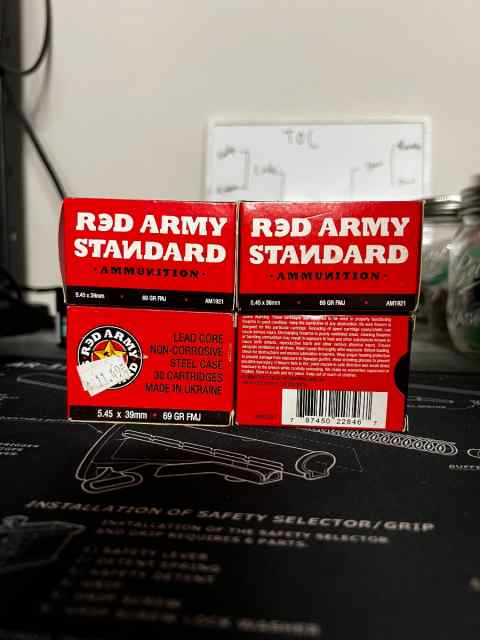 5.45x39 Red Army Standard ammo
