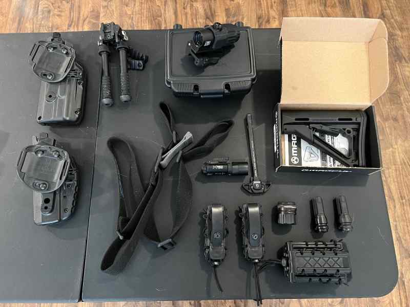 AR, handgun, and silencer accessories