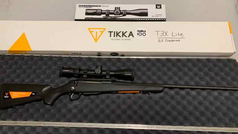 Tikka T3x Lite 6.5 Creed &amp; Vortex FFP MRAD Scope