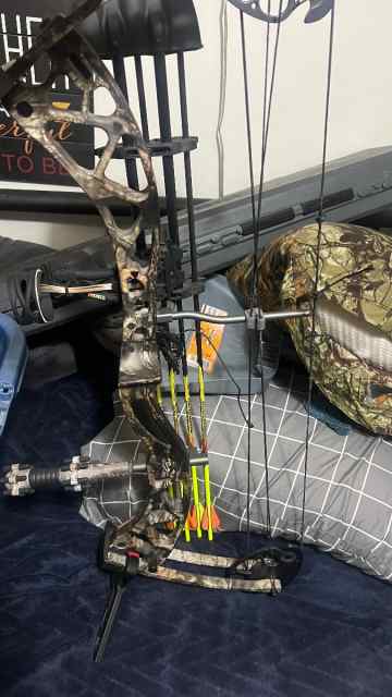 Compound hunting bow 
