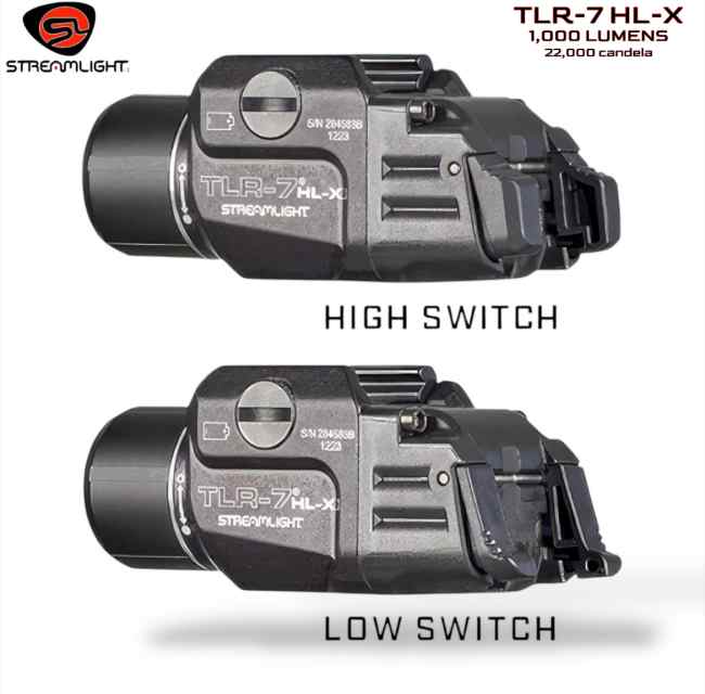 Streamlight TLR-7 HL-X USB 1000-Lumen Light 