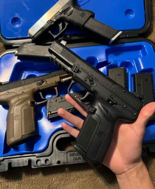 Glock and FN 5.7