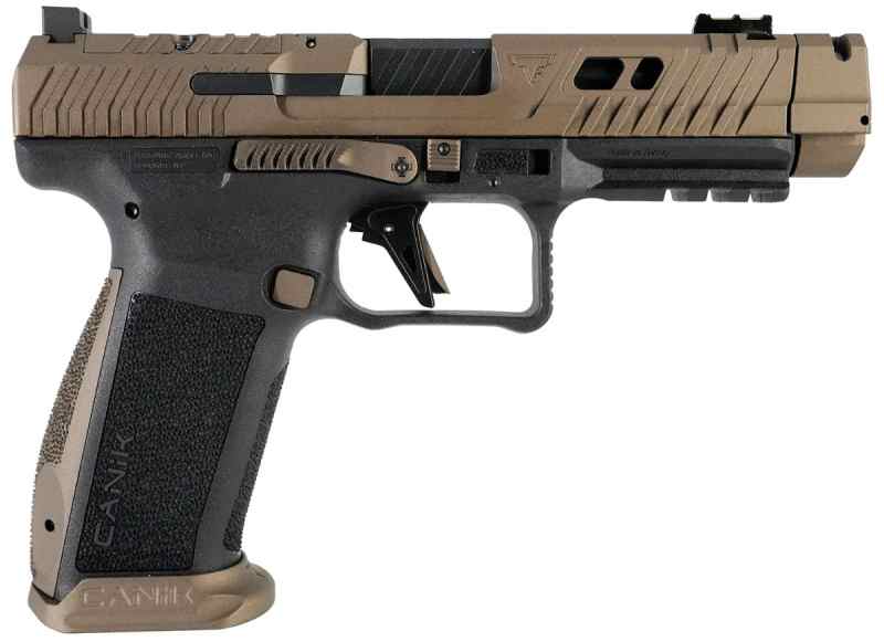 Canik TTI Combat Bronze 9mm 4.6&quot; Barrel 18/21-RNDS