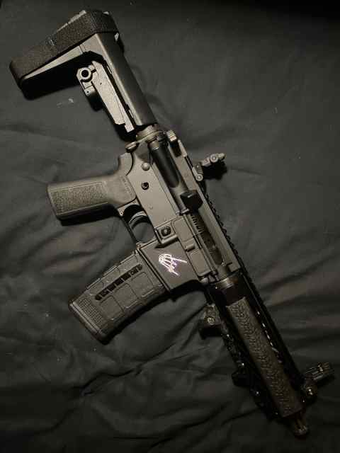 Nice 5.56 quad railed ARP WITH SSFRT