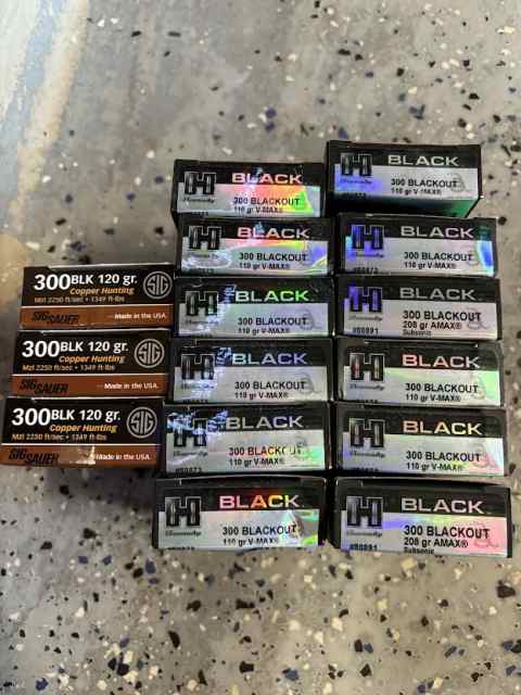 300 Blackout Hornady/Sig - 360 rounds