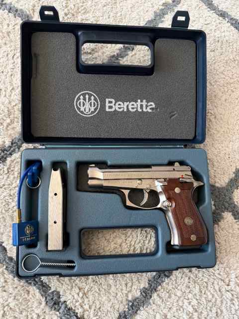 Beretta 84FS Cheetah Nickel