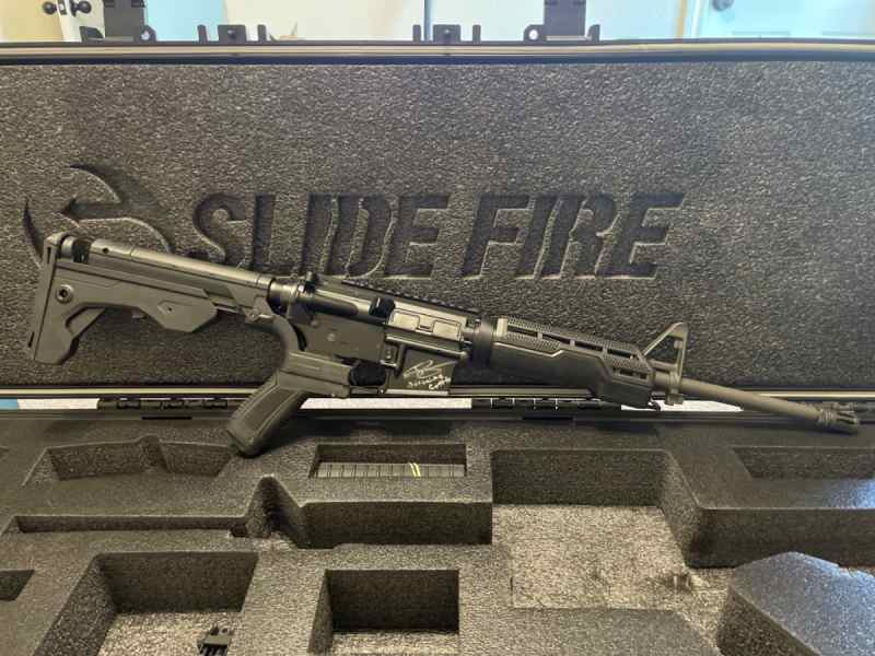 One off SLIDEFIRE AR15