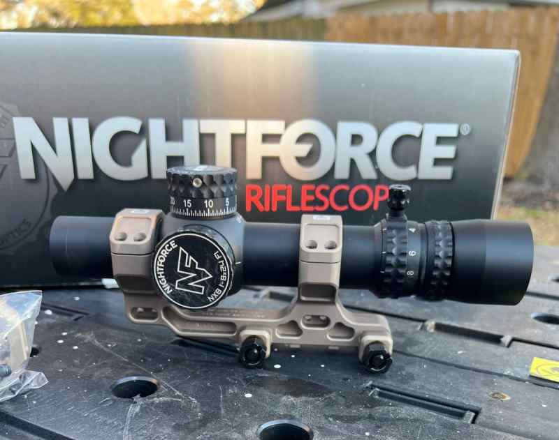 Nightforce NX8 1-8×24 (and) Reptilia AUS