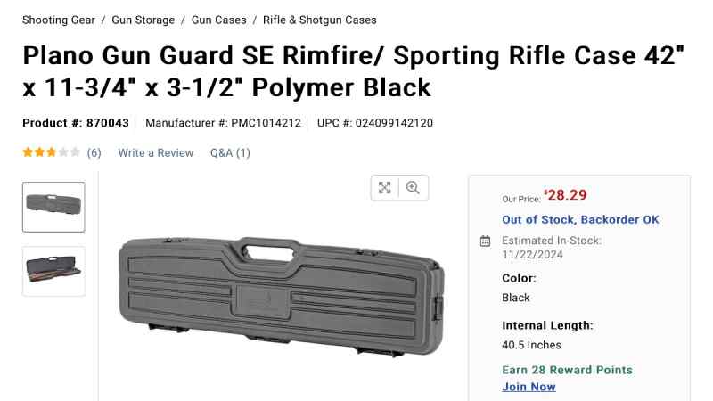 Lot of Plano Rifle Hard Cases