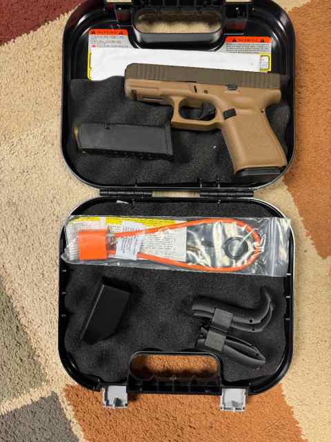 Glock 19 Gen 5 9MM 15RD Dark Earth Patriot Brown