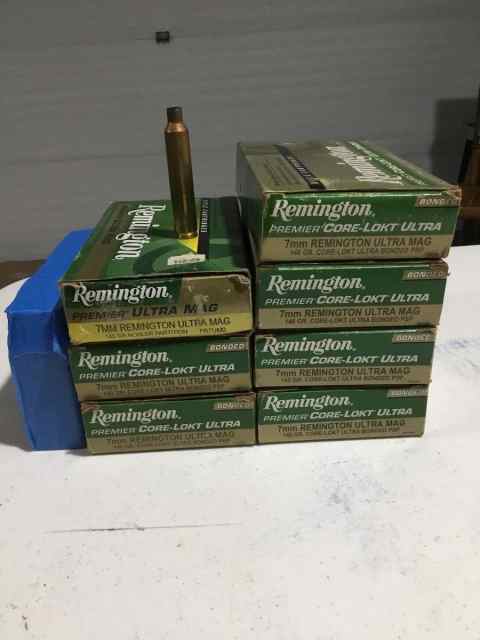 7mm Remington ultra mag brass