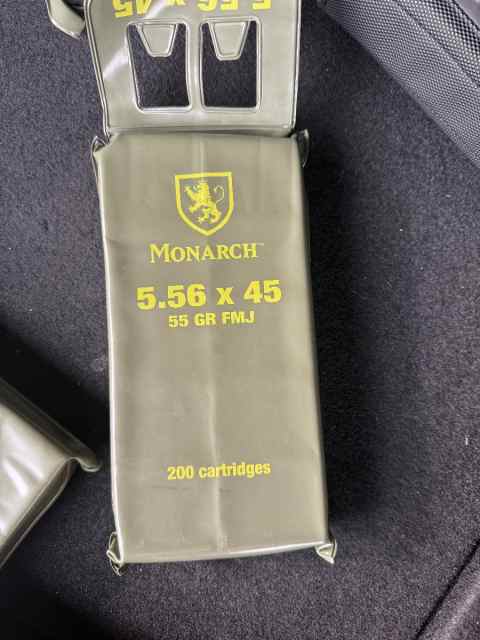 MONARCH 55 GR 5.56 BRASS 1000 rds 