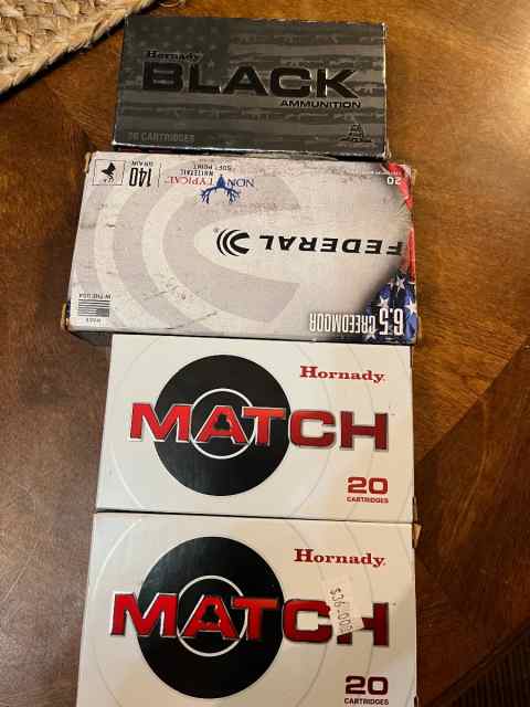 6.5 Creedmoor Rounds 