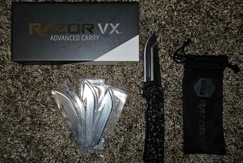 OUTDOOR EDGE RAZOR VX5 | 3 Replaceable Blades NEW