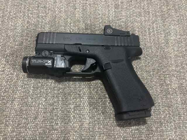 Glock 43x MOS - With TLR-7 X Sub and CT Red Dot