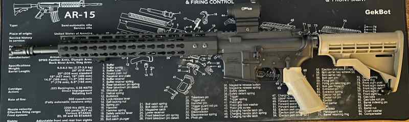 17 inch AR Rifle 300 blackout