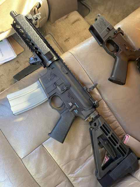 7.5 inch 556 quad rail ARP