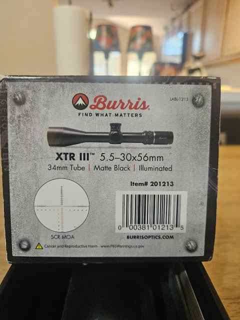 Burris XTR 3 5.5-30x56 for sale