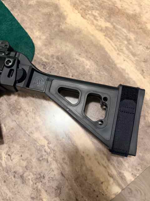 SBT5K pistol brace for MP5K, SP5K and clones