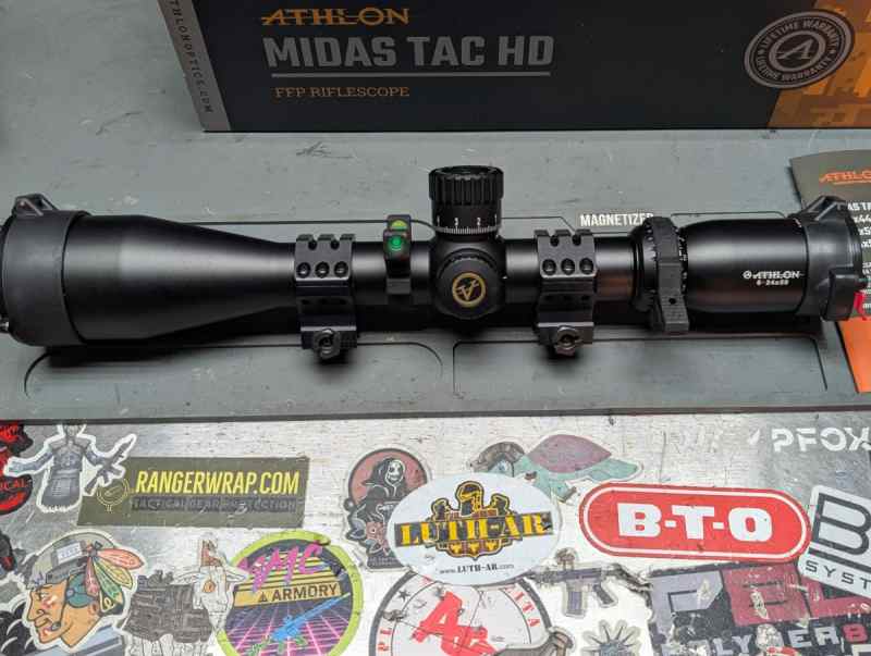 Athlon Midas Tac HD 6-24x50 MIL + Extras