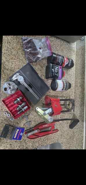 Lee turret press, hand press, dies, powder &amp; more 