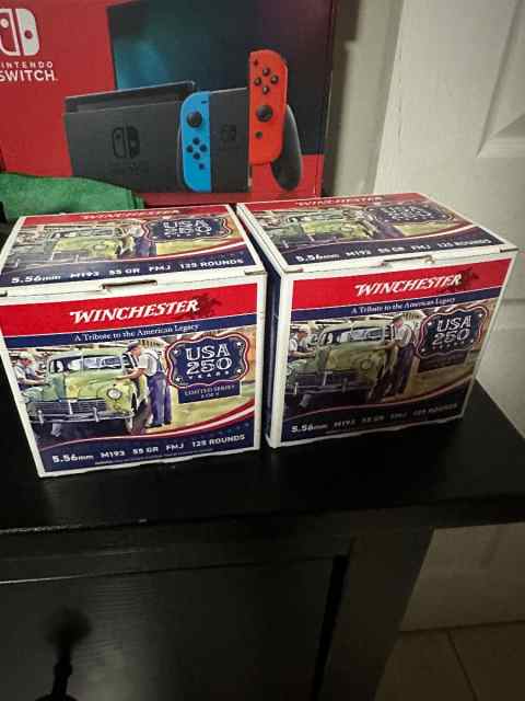 5.56 ammo 250 rounds 