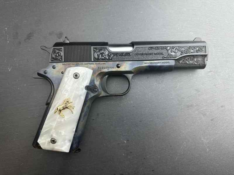 COLT 1911 .45 ACP ENGRAVED 