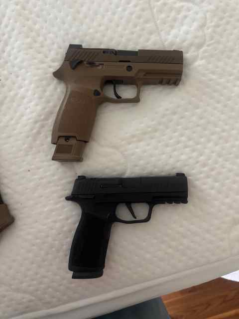Sig SAUER m18 and p320 compact