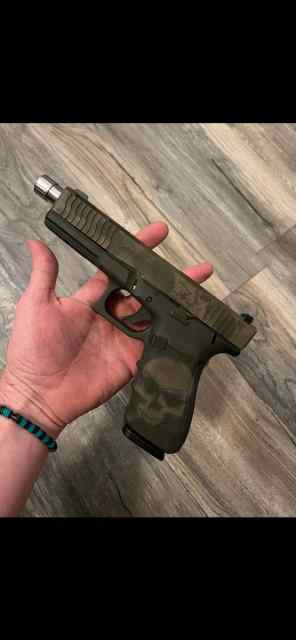 Glock 21 Custom with Threaded Barrel