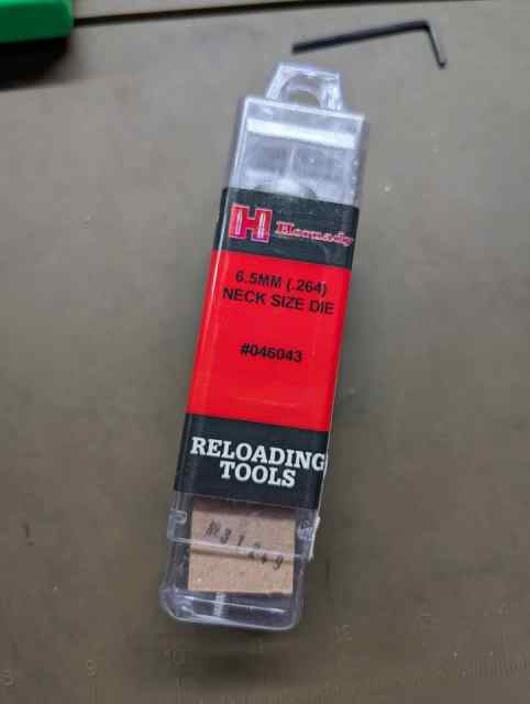 Hornady 6.5 mm neck sizing die
