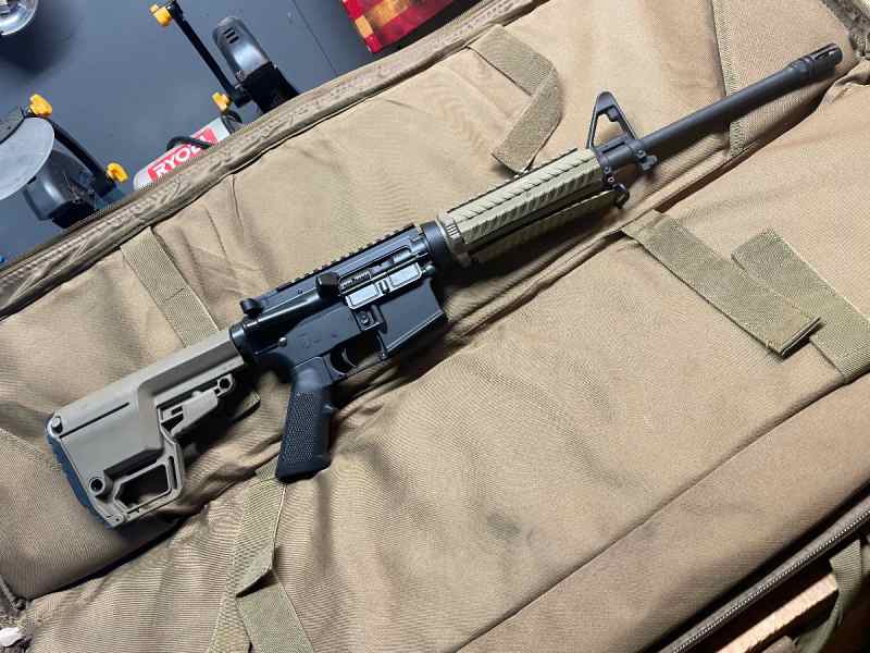 DPMS A-15 with MFT furniture