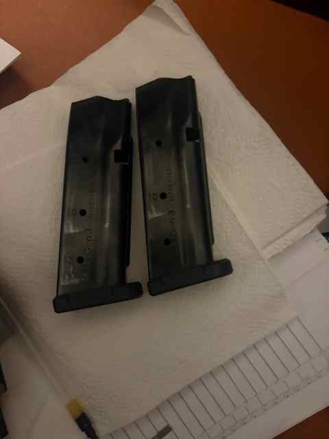 Glock 43X: (2) S15 Gen 3 Mags + (2) OEM mags 10rd