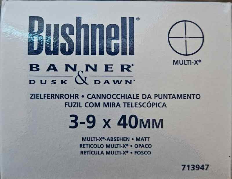 Bushnell Banner Dusk &amp; Dawn scope 3-9 x 40mm