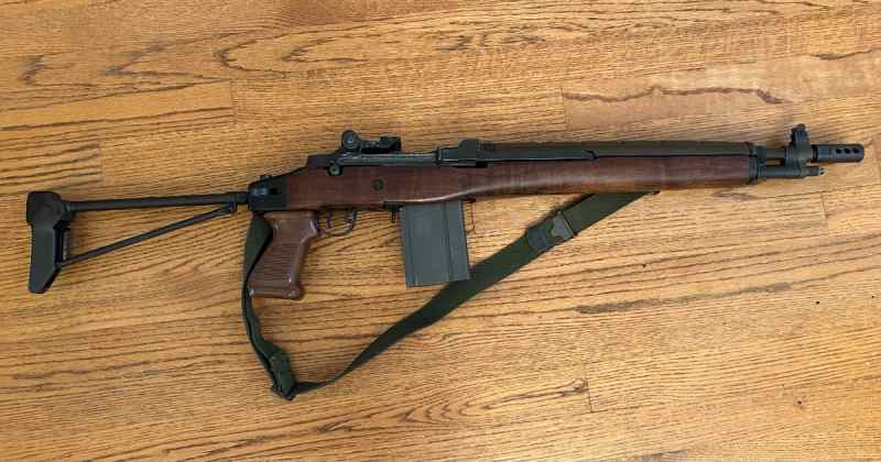 M14 (M1A) Paratrooper with rare folding stock