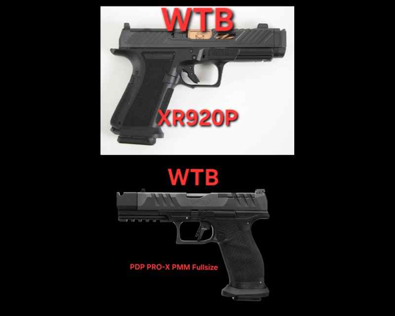 WTB - SS XR920P or PDP Pro-X PMM fullsize