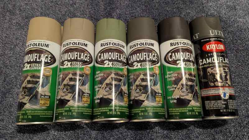DIY CAMO PAINT / STENCIL KIT