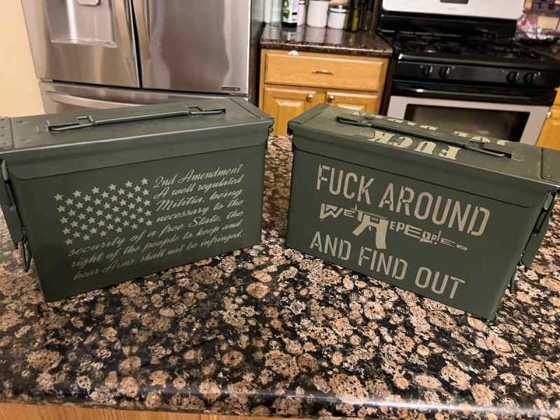 Personalized Ammo Cans