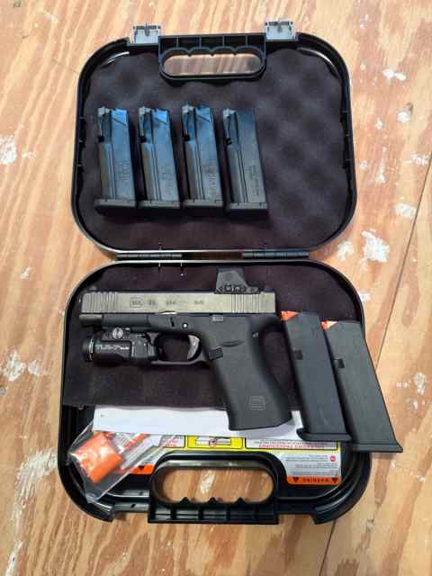 Glock 48 MOS 9mm — SIG Romeo X + TLR-7 Sub, 6 Mags