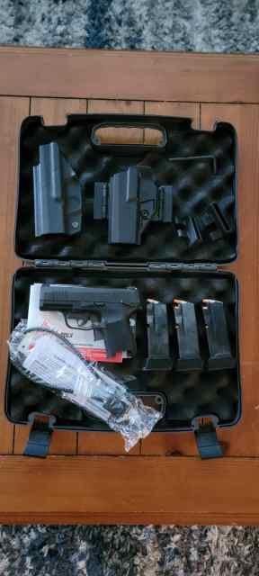 SIG SAUER P365 TacPac 9mm 3.1&quot; Pistol w/Holsters