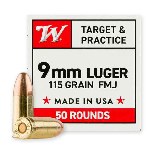 1000 Rounds Winchester  9mm Luger 115 Gr $215 FS📦