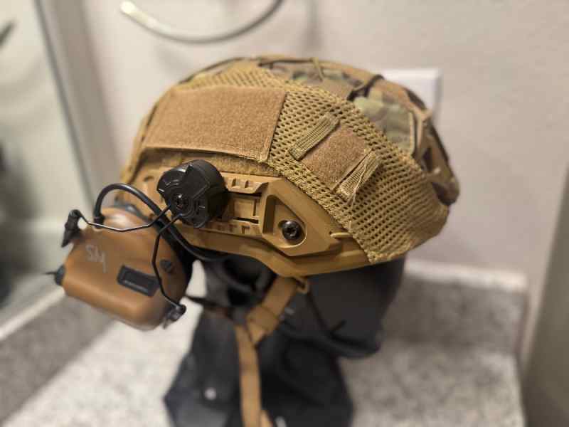 MK18-ish clone upper and Ballistic Helmet