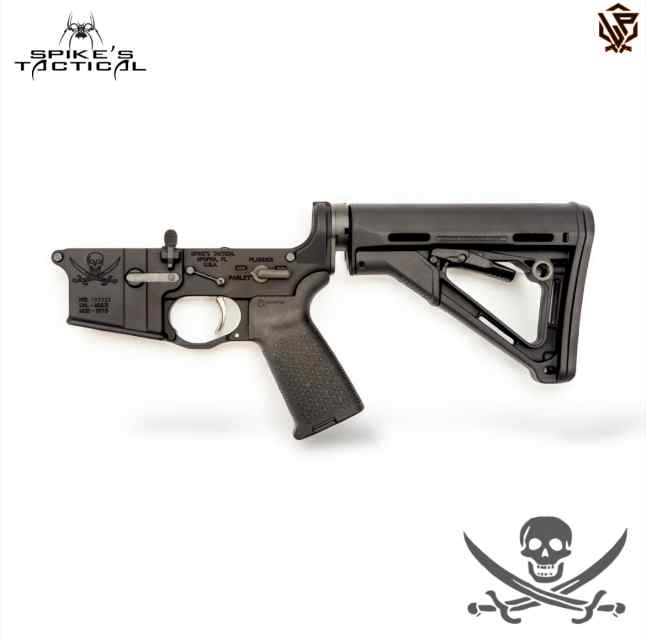 ISpike’s Tactical Calico Jack Complete Lower Receiver Black