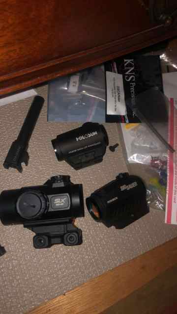 Optics and flashlights for sale for cheap 