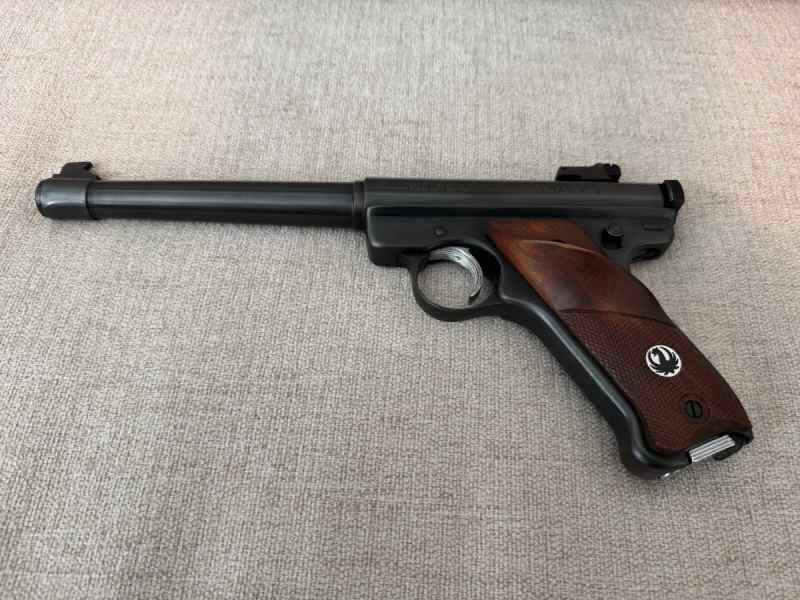 Ruger MK I classic with wood grips