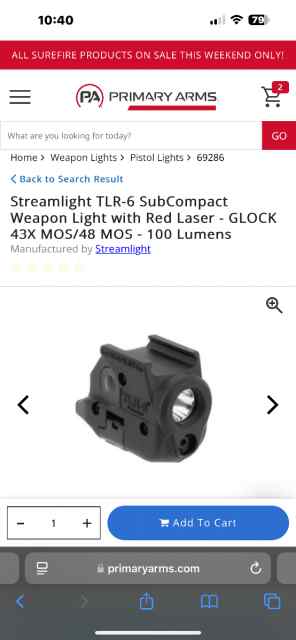 Looking for Glock 43X MOS TRL-6