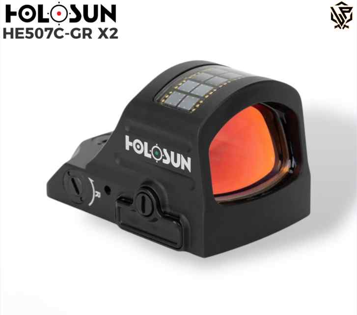 Holosun HE507C-GR-X2 Elite Green Dot Sight - 2 MOA