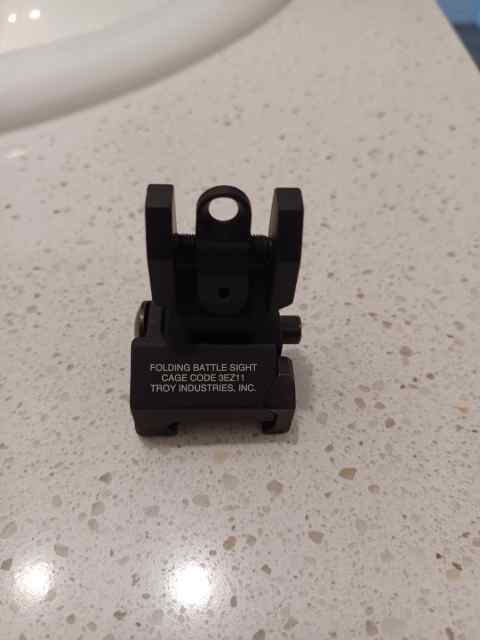 Troy Industries Rear Folding Battlesight